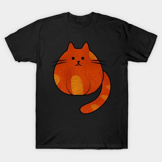 Cute Ginger Cat T-Shirt by Nartissima